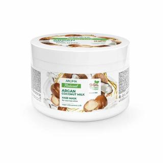 Maska na objem a lesk vlasov Argán a kokosové mlieko Aroma 450 ml zväčšenie objemu vlasov