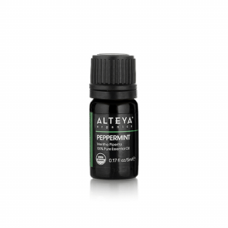 Mätový olej 100% Alteya Organics 10 ml antibakteriálny/antiseptický Objem: 5ml