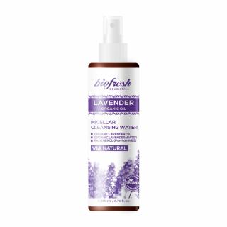 Micelárna čistiaca voda s organickým levanduľovým olejom Lavender 200ml tekutá