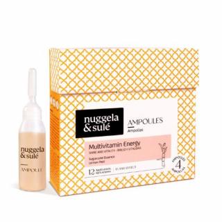 Multivitamínové energetické ampulky pre zdravé vlasy - mesačná kúra Nuggela & Sulé 4x10ml pre všetky typy vlasov