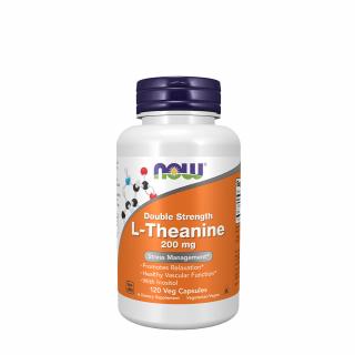 Now Foods Extra sila L-Theanine 200 mg 120 Veg Kapsula