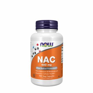 Now Foods NAC - N-acetyl-cysteín 600 mg 100 Veg Kapsula