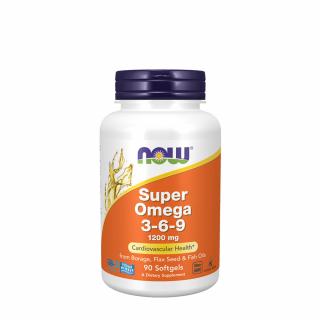 Now Foods Super Omega 3-6-9 1200 mg 90 Mäkká kapsula
