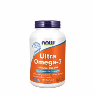 Now Foods Ultra Omega-3 rybí olej 180 Mäkká kapsula
