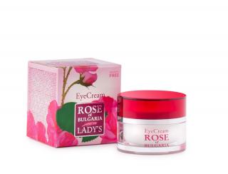 Očný krém z ružovej vody Rose of Bulgaria 25 ml krém