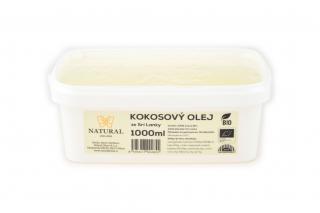 Olej kokosový BIO rafinovaný - Natural 1000ml