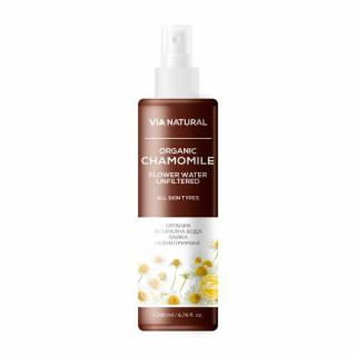 Organická harmančeková pleťová voda Via natural 200ml tekutá