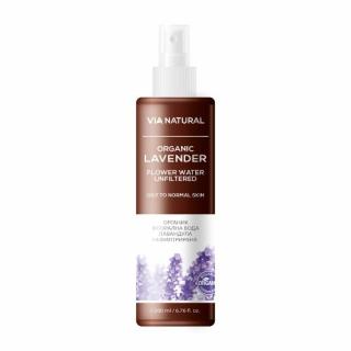 Organická levanduľová pleťová voda Via natural 200ml tekutá