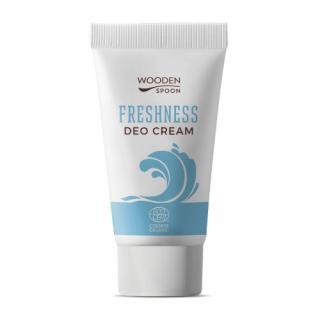 Organický krémový dezodorant  Freshness s inovatívnym aplikátorom Wooden Spoon 40 ml ECO