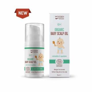 Organický olej na detskú pokožku hlavy Wooden Spoon 15ml ECO