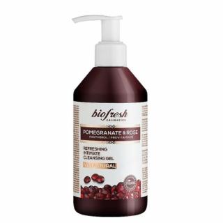 Osviežujúci intímny gél s panthenolom a B5 Pomegranate & Rose 250ml tekutá