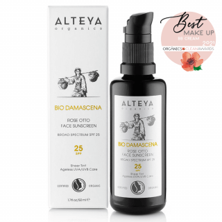 Pleťové sérum proti slnku SPF25 Bio Damascena Alteya Organics 50 ml ORGANIC