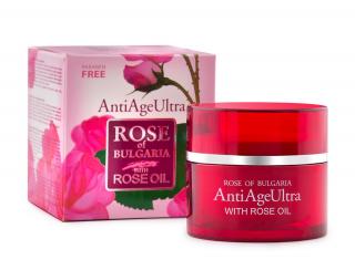 Pleťový krém proti vráskam s ružovým olejom Rose of Bulgaria 50 ml krém