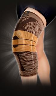 PREMIA PRO-SERIES elastická bandáž kolena so silikónom a bočnou výstužou Balenie: XL : 48cm-53cm