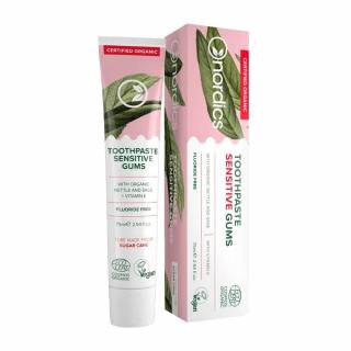 Prírodná remineralizačná zubná pasta Sensitive s „tekutou sklovinou“ Nordics Oral Care 75ml citlivé zuby