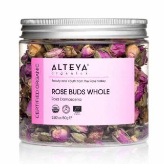 Prírodné vysušené Ružové púčiky Alteya Organics 40 g ORGANIC Balenie: 80g