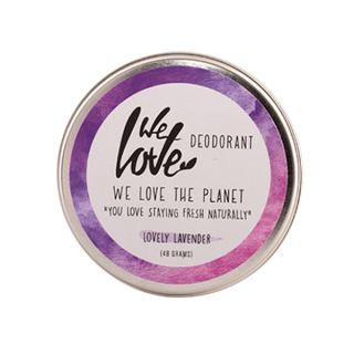 Prírodný krémový deodorant "Lovely Lavender" We Love the Planet 48 g ZERO PLASTIC