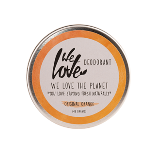 Prírodný krémový deodorant "Original Orange" We Love the Planet 48 g ZERO PLASTIC