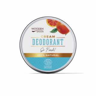 Prírodný krémový dezodorant "Go Fresh!" Wooden Spoon  15ml  organic Objem: 60ml