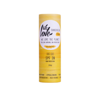 Prírodný opaľovací krém v tyčinke SPF30 We Love The Planet 50 g ZERO PLASTIC