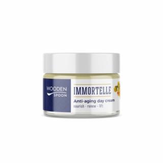 Prírodný slamienkový denný krém proti starnutiu Wooden Spoon 50ml