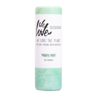 Prírodný tuhý deodorant "Mighty Mint" We Love the Planet 65 g ZERO PLASTIC