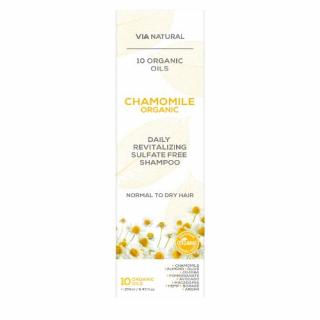 Revitalizačný šampón na vlasy s bio harmančekom Via natural 250ml normálne