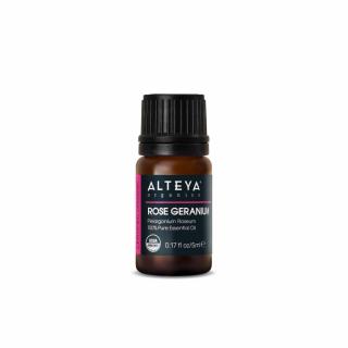 Rose Geranium olej 100% Alteya Organics 10 ml povzbudzujúci Objem: 10ml