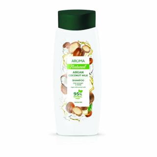 Šampón na objem a lesk vlasov Argán a kokosové mlieko Aroma 400 ml tekutá