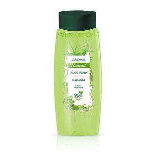 Šampón na všetky typy vlasov Aloe Vera Aroma s pumpičkou 900 ml tekutá Objem: 400ml