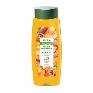 Sprchový gél Broskyňa a kaki Aroma 400 ml tekutá