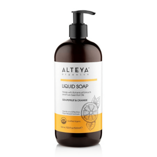 Tekuté mydlo Grapefruit a Pomaranč Alteya Organics 250 ml ORGANIC Objem: 250ml