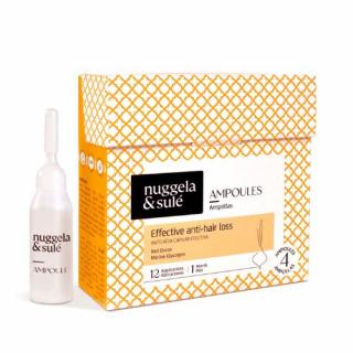 Účinné ampulky proti vypadávaniu vlasov - mesačná kúra Nuggela & Sulé 4x10ml jemné