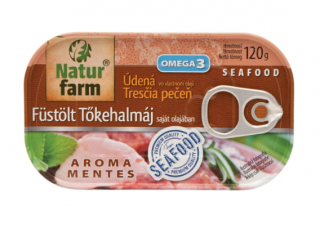 Údená tresčia pečeň vo vlastnom oleji – 120 g NaturFarm