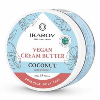Vegánske kokosové telové maslo s prebiotikami Ikarov 200g VEGAN