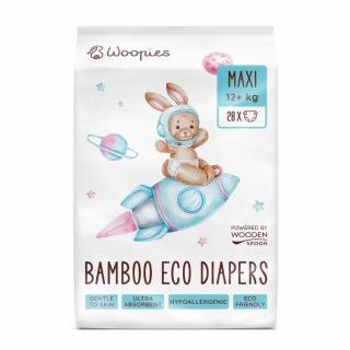 Woopies detské EKO plienky MAXI (12+kg) Wooden Spoon 28ks ECO