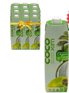 XL balenie - BIO Kokosová voda organic COCOXIM 12x1000 ml ORGANIC