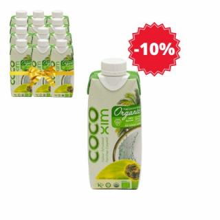 XL balenie - BIO Kokosová voda organic COCOXIM 12x330 ml ORGANIC