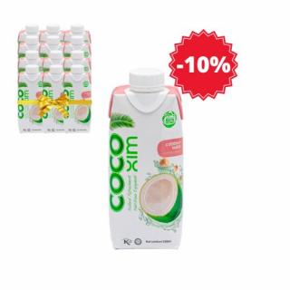XL balenie - Kokosová voda lotosový kvet COCOXIM 12x330 ml HALAL