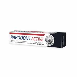 Zubná pasta Charcoal Parodont Active 75 ml svieža