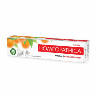 Zubná pasta Mandarínkový sorbet Astera Homeopathica 75 ml Fluorid free