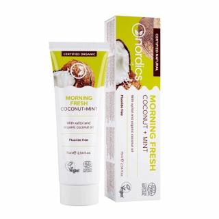 Zubná pasta Natural Morning Fresh Kokosový olej a Mäta NORDICS 75ml VEGAN