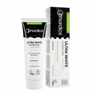Zubná pasta NORDICS aktívne uhlie + matcha, 75 ml ECO