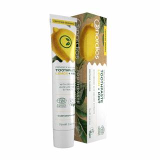 Zubná pasta NORDICS citrón + mäta 75 ml ECO