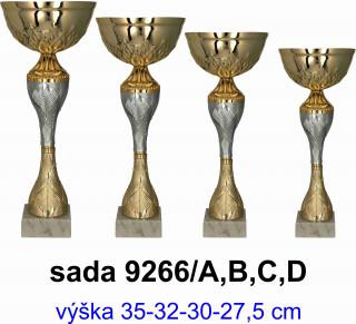 Športové poháre, sada 9266 A,B,C,D (metal, plastic, mramor,)