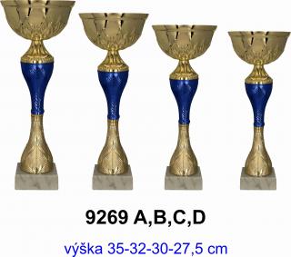 Športové poháre, sada 9269 A,B,C,D (metal, plastic, mramor,)