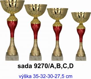 Športové poháre, sada 9270 A,B,C,D (metal, plastic, mramor,)