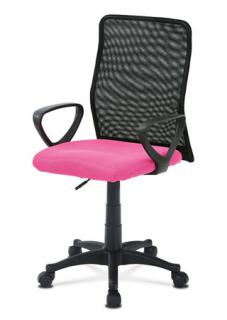 Autronic, kancelárska stolička, KA-B047 PINK