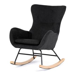 Hojdacie kreslo ušiak MIRELA BLACK