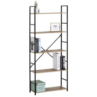 Regál 58,5 x 23,5 x 145 cm GD-225 OAK